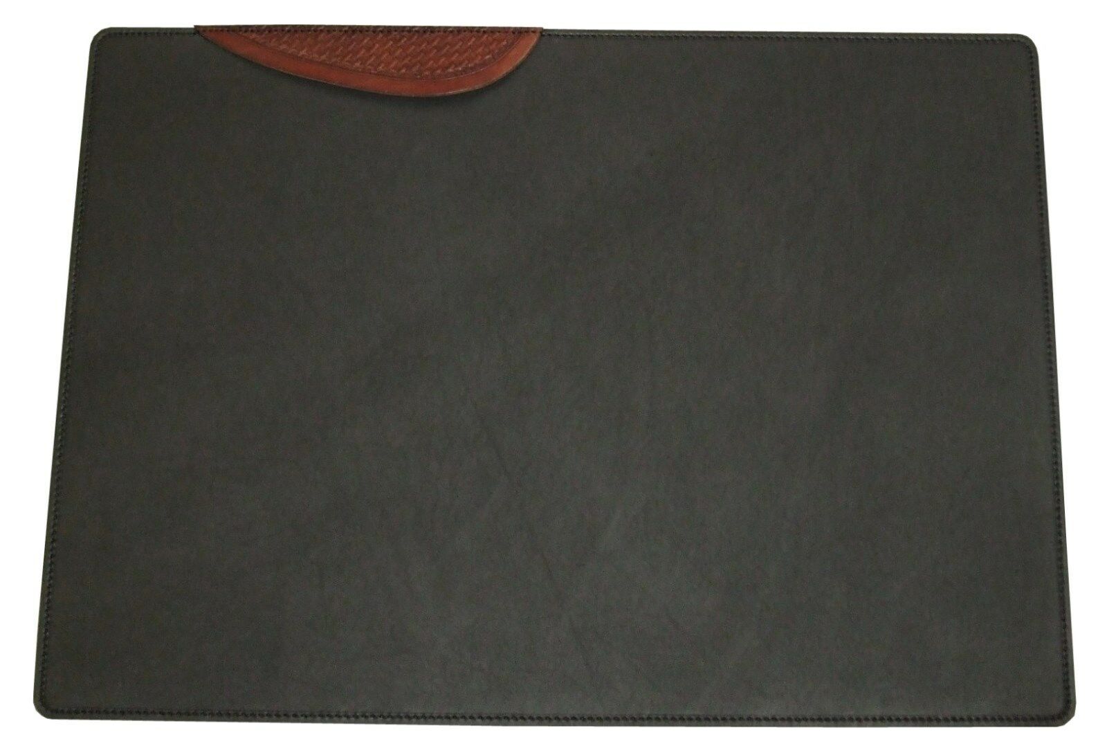 Schreibtischunterlage, punziert, Echtleder