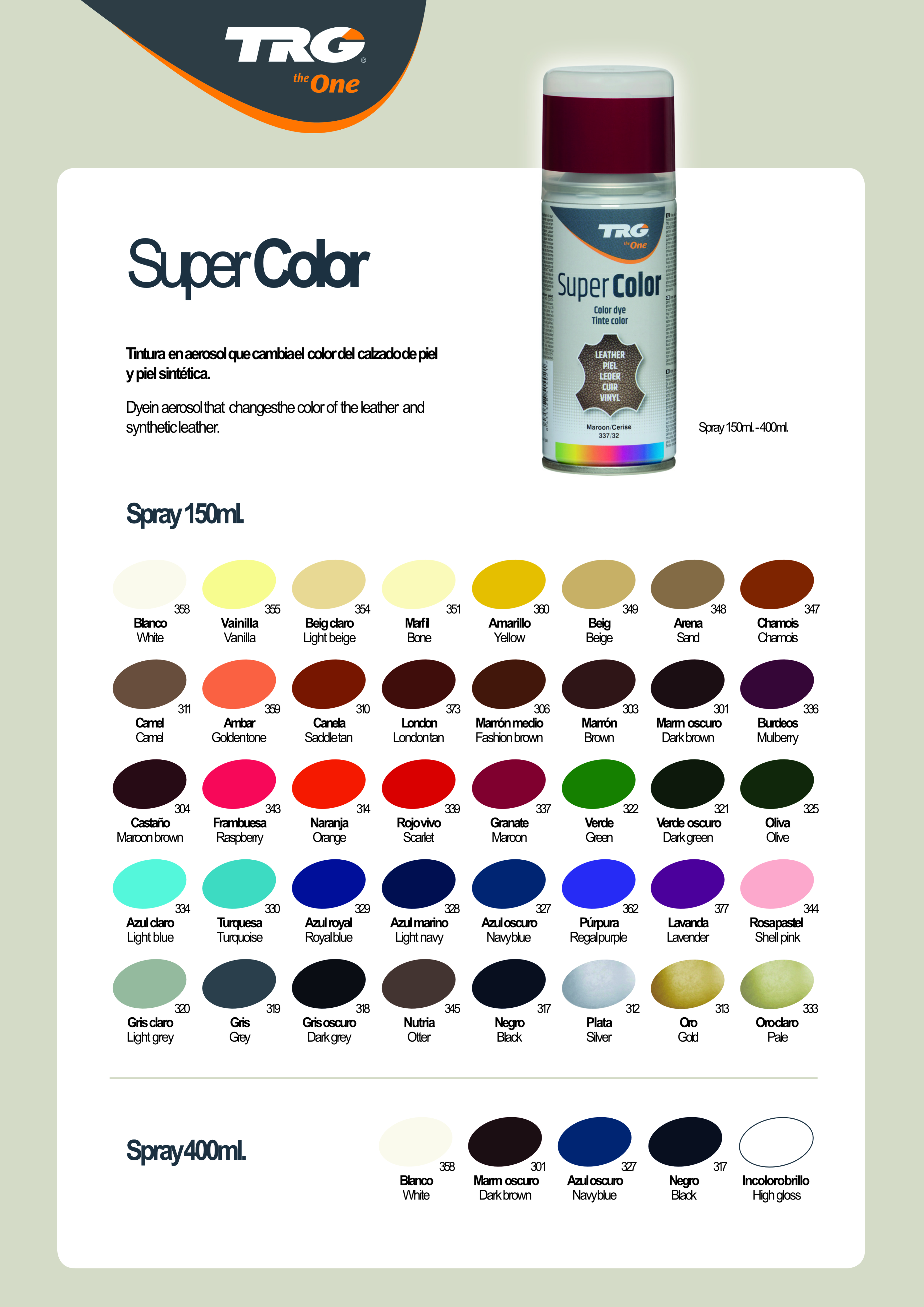 Lederfarbspray 150 ml